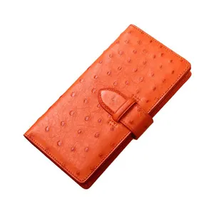 Hot Sale Men's Long Design Handbag First Layer Genuine Leather Business Men Wallet Wholesale