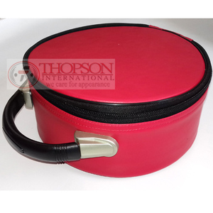 Masonic Cap Crown Hard Case Negro Nuevo bordado Masonic Regalia Shriner Fez Case Maroon Masonic Case - Product Image 5