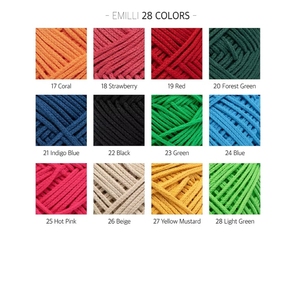 Emilli (350กรัม) หนาโครเชต์ผ้าห่มเส้นด้ายกระเป๋างานอดิเรก - Product Image 3