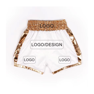 Shorts de boxe Muay Thai pour hommes grande taille, très vendus, de haute qualité, imprimés par transfert thermique, en nylon et élasthanne, taille mi-haute, décontractés, pour la salle de sport - Product Image 5