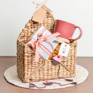 Nouveaux paniers en jacinthe d'eau tissés à la main pour cadeaux, panier enveloppe pour cadeaux, prix de gros du Vietnam - Product Image 3