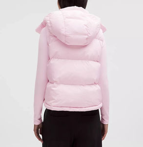 เสื้อกั๊กขนเป็ดของผู้หญิงเสื้อแจ็คเก็ตแขนกุดน้ำหนักเบาอบอุ่นมีสไตล์ - Product Image 3