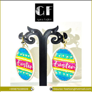 Pendientes de cuentas étnicas románticas coloridas para cuentas de semillas de mujer para aniversario a la venta Compre ahora a un precio asequible - Product Image 2