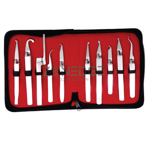 Pince à épiler orthodontique de placement de support dentaire à une main Action inverse Croix Teezers Différentes formes Instruments chirurgicaux - Product Image 4