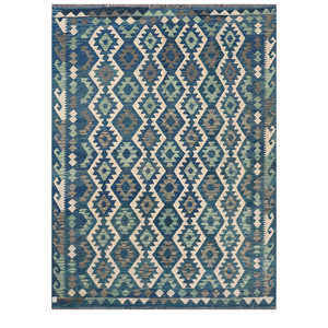 Maimana Afghanistan Kilim <b>Rug</b> 243 X179 cm Traditional Afghan Area <b>Rug</b> <b>Set</b> - Product Image 1
