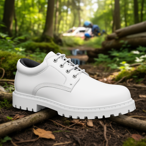 Safety Shoes S3 Helmet 1310 Size 44 Special Leather PU-2D Sole White M - Product Image 3