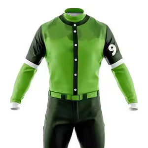 Uniforme de béisbol de diseño único hecho en fábrica, uniformes de béisbol impresos con logotipo personalizado para hombres - Product Image 4