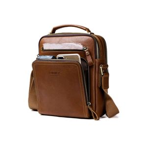 Mazara-Bolso bandolera de cuero genuino unisex, mano de obra perfecta con detalles y máxima usabilidad. - Product Image 2
