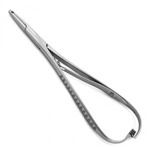 Pinzas de Sujeción de Agujas Manuales de Acero Inoxidable, Instrumentos Quirúrgicos, Fabricante Profesional - Product Image 1