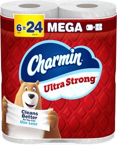 Papier toilette Charmin-Ultra Strong, 6 méga rouleaux = 24 rouleaux standard - Product Image 6