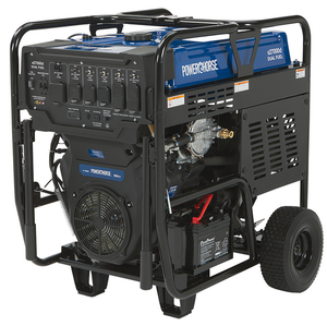 Générateur portable Powerhorse 27 000 Watts de surtension, 18 000 Watts nominaux, 120/240V, double carburant, démarrage électrique, arrêt automatique, à vendre - Product Image 2