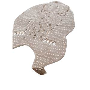 Tapis en laine et viscose tufté à la main Wild Wanderlust, imprimé animal, ivoire, Tra-15120 - Product Image 2