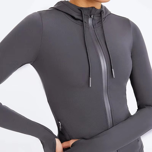 เสื้อฮู้ดแขนยาวซิปทรงสลิมฟิตสำหรับผู้หญิงเสื้อฮู้ดแฟชั่นสไตล์ที่เป็นเอกลักษณ์2025 - Product Image 3
