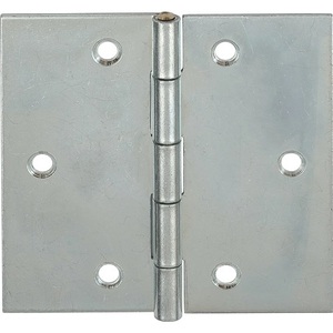 VORMANN Steel Blue Zinc-Plated Rolled <b>Square</b>-<b>Edged</b> Hinge 30mm Height Width 0.9mm Thickness Packaged in Units of 50-Hangers - Product Image 1