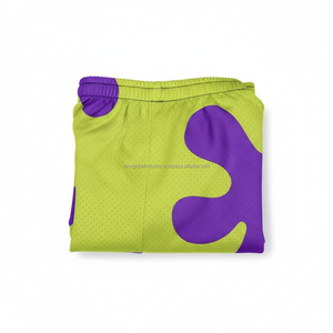 กางเกงขาสั้นชายพิมพ์ลายโลโก้ตามสั่ง แบบซับลิเมชั่น แห้งเร็ว ใส่เที่ยวทะเลฤดูร้อน พิมพ์ลายตัวการ์ตูน สวมใส่สบาย มีซับในตาข่าย - Product Image 2