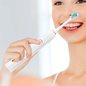 Rechargeable Electric <b>Toothbrush</b> with 4 Brushes - Assorted Colors - Product Image 5