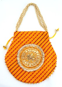 Traditional Indian Potli Women Handbag Handmade Bag Christmas <b>Gift</b> Clutch Purse Wedding Favors Wholesale Lot Return <b>Gift</b> - Product Image 4