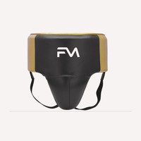 Flowmax Industries Protège-aine personnalisé Boxe MMA Muay Thai Kickboxing PU Cuir Low Blow Protector par Flowmax Industries