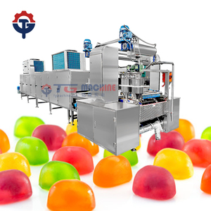 Línea completa de producción de ositos de goma para hacer caramelos blandos: cocción, depósito, enfriamiento, secado, envasado (opcional) - Product Image 1