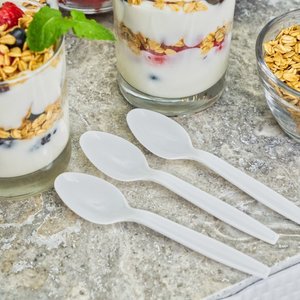 Fiesta Picnic Vajilla Juego de cubiertos de plástico Cuchillo Tenedor Té Cuchara desechable económica común Vajilla de comida diaria - Product Image 5