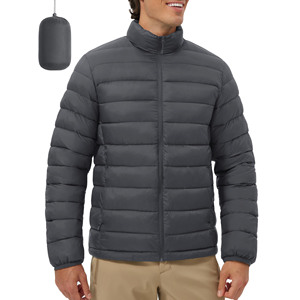 Veste matelassée à capuche tendance pour homme, prix d'usine, épaisse, automne-hiver, activités de plein air, imperméable, doudoune pour homme - Product Image 2