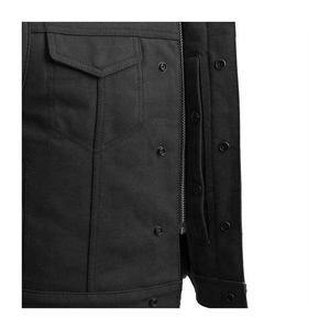 Gilet de moto en similicuir, couleur personnalisée, bouton d'automne, coupe-vent, vêtements de moto pour homme - Product Image 4