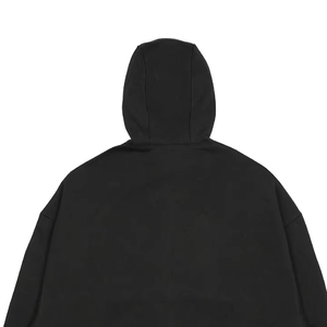 Custom Pullover Hooded Full <b>Zipper</b> Oversized French Terry Cotton Hoodies Double Hood <b>Hoodie</b> Custom Printed Logo - Product Image 2