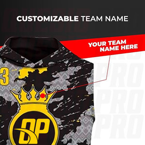 Nueva Camiseta de Flag Football 7v7, Personalizable con Sublimación, Uniforme Retro con Capucha para Práctica y Juego en Equipo - Product Image 3
