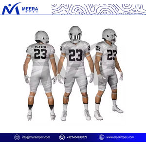 Uniforme de football américain pour hommes Logo personnalisé Ensemble maillot et pantalon de l'équipe Séchage rapide Respirant Vêtements de sport de haute qualité pour le jeu - Product Image 3