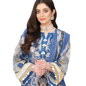 Algodón paquistaní/Trajes de césped Faisalabad Algodón/Trajes de césped vestidos paquistaníes Salwar kameez Ropa de verano Salwar kameez mujeres - Product Image 1