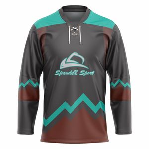 Venta al por mayor Personalizar Nombre Ropa del equipo de hockey sobre hielo Diseño personalizado Sublimación Hockey - Product Image 1