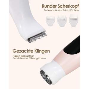 Afeitadora Eléctrica Recargable USB 5 en 1 para Mujer, Función Húmeda y Seca, Depiladora Corporal - Product Image 3