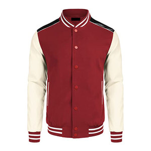 Haute Qualité Conception Personnalisée Letterman Veste Hommes Manches En Cuir Chenille Broderie Baseball Letterman Varsity Vestes - Product Image 4