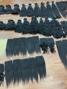 Listo para enviar, cabello vietnamita sin procesar, paquete de cabello humano crudo, paquete de trama recta Natural, paquete de cabello de trama, precio al por mayor - Product Image 3