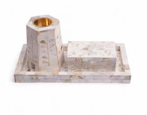 Quemador de Incienso de Madera de Mango Ecológico y Duradero de Lujo, Difusor de Aromaterapia con Diseño Impreso a Mano Estilo Dama, Bakhoor Mubakhara - Product Image 5