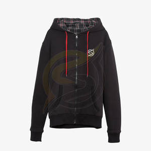 เสื้อฮู้ดดี้ผู้ชายสไตล์สตรีทแบบเรียบๆ สีพื้น ผ้าฟลีซหนานุ่มแบบสองด้าน พิมพ์ลาย ลดราคา - Product Image 5