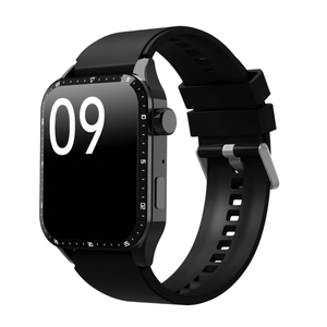 นาฬิกาอัจฉริยะ J Style หน้าจอ OLED สี่เหลี่ยมขนาด 1.91 นิ้ว วัดอัตราการเต้นของหัวใจ ความดันโลหิต เครื่องติดตามการออกกำลังกาย นาฬิกาสปอร์ตสำหรับทุกเพศ กันน้ำระดับ IP68 - Product Image 1