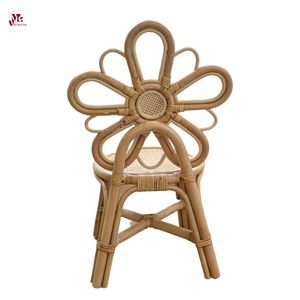 Wholesale Cute Rattan <b>Kid</b> <b>Chair</b> <b>Kids</b> Baby Nursery Handmade Rattan Flower <b>Chair</b> Made in Vietnam - Product Image 2