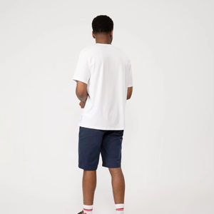 Bermudas personalizadas de 100% algodón con lavado ácido para hombre, pantalones cortos de baño de fitness hasta la rodilla, sólidos, de alta calidad, OEM disponible, al por mayor - Product Image 4