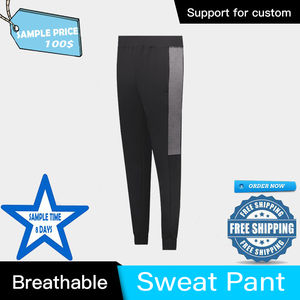 Men's Slim Fit Cotton Gym Workout Sweatpants Custom Made Joggers Stacked Pattern Drawstring Fashionable Casual Sport Bottoms New - Product Image 6