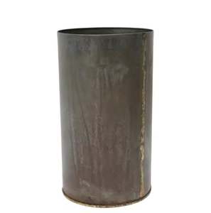 Ensemble de 3 jardinières rondes au design métallisé, plantes et pots de couleur soudés rouillés pour le jardinage, l'extérieur, l'intérieur, la maison et le jardin. - Product Image 3