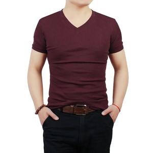 Colección de camisetas de algodón 100% para hombre Calidad Premium Sólido en blanco e impreso a medida Opciones al por mayor - Product Image 1