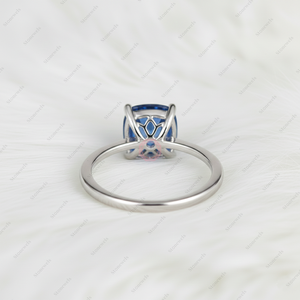 Ideas de regalos de Navidad originales, anillo de diamantes único de 3 quilates personalizado con diseño de gato azul elegante para mamá, papá, esposa, joyería por menos de 500 para 2025 - Product Image 3
