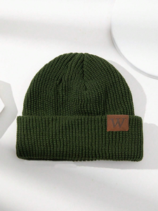 Gorro de punto de invierno personalizable, gorros con puños Premium para la temporada de invierno, gorros de punto Jacquard al por mayor para hombres - Product Image 5