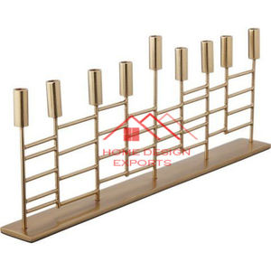 Chandelier Menorah avec finition polie brillante, forme personnalisée, design classique, haute qualité pour la décoration de la maison - Product Image 5