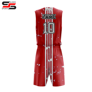 Ventes en gros, faible MOQ, uniforme de basket-ball personnalisé par sublimation, ensemble réversible en mesh à séchage rapide - Product Image 2