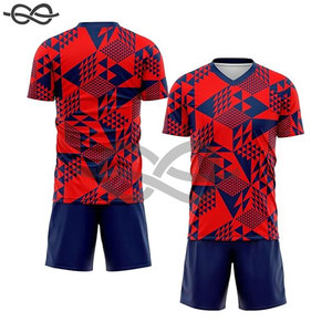 Vente en gros 100% polyester uniforme de football de Thaïlande ensembles d'uniformes de football t-shirt maillot de football prix de gros - Product Image 3