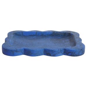 Plateau de rangement moderne en résine, forme rectangulaire, empilable, finition texturée, pour cuisine/table, à un seul niveau, multicolore, compatible lave-vaisselle - Product Image 2