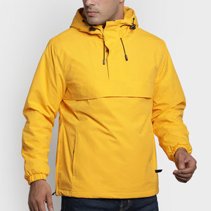 Chaqueta Impermeable con Capucha y Cierre de Cremallera para Hombre, Estilo Casual, Corte Regular, Material de Poliéster, para Otoño - Product Image 4