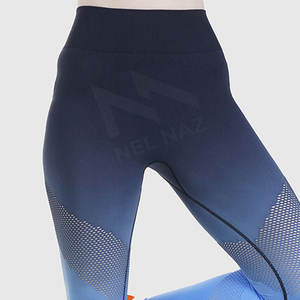 Unique Womens Bamboo Sport Leggings Orgánica Yoga Ropa Fabricante Gimnasio Fitness Leggings sin costuras - Product Image 6